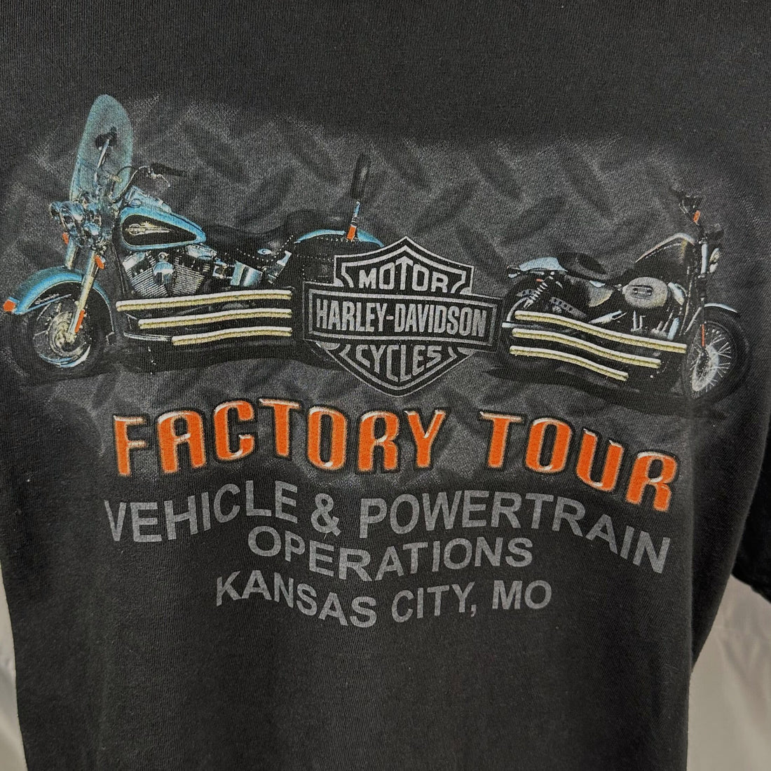 HARLEY-DAVIDSON FACTORY TOUR KANSAS CITY EAGLE L 背面プリント アップ