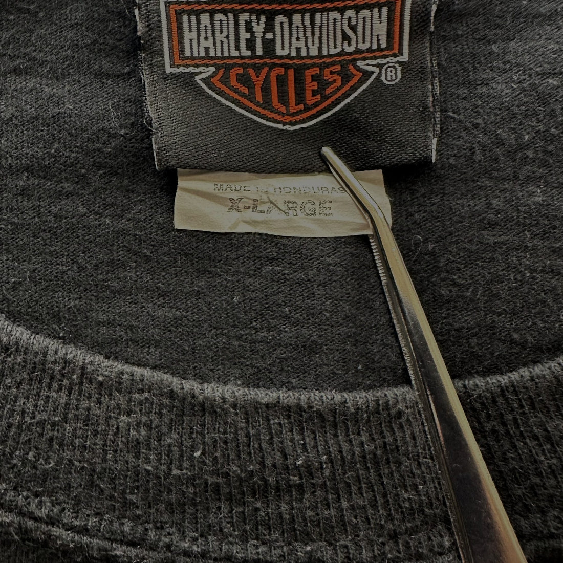 HARLEY-DAVIDSON FEELIN LUCKY RIDING HIGH XL HARLEY-DAVIDSON ネックタグ