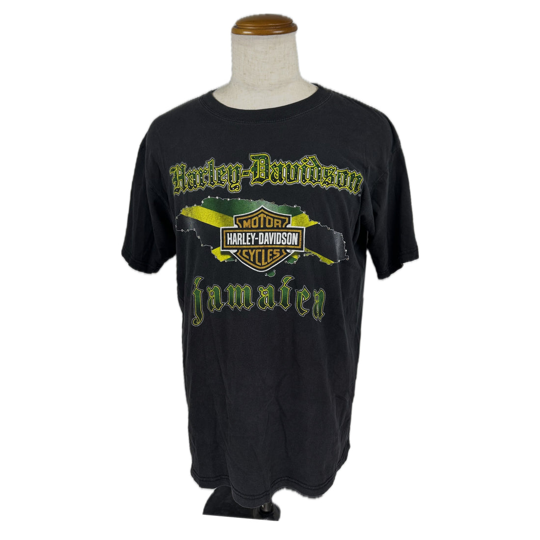 HARLEY-DAVIDSON JAMAICA FLAG M 正面 Jamaica プリント