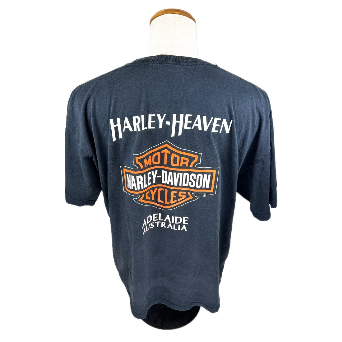 HARLEY-HEAVEN ADELAIDE AUSTRALIA XL 背面 HARLEY-HEAVEN プリント