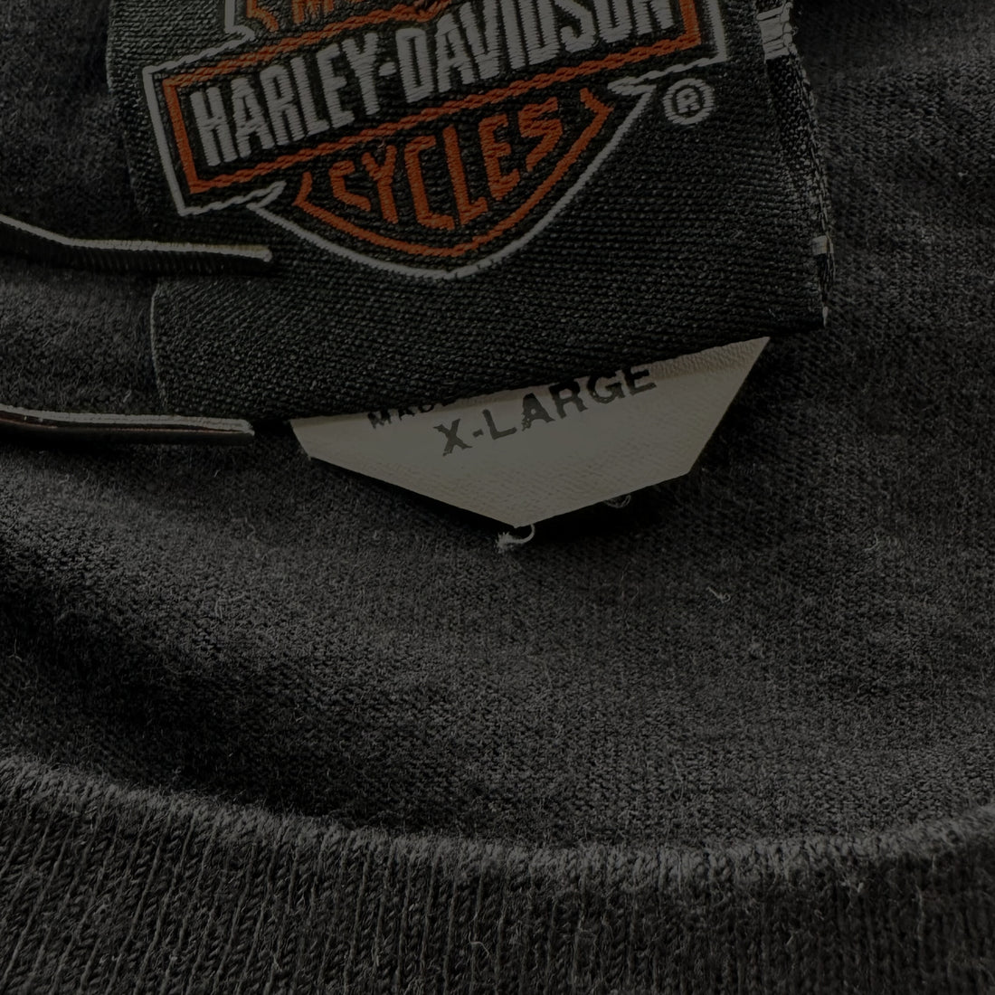 HIGH OCTANE HARLEY-DAVIDSON BILLERICA MA CUT OFF XL HARLEY-DAVIDSON ネックタグ XL