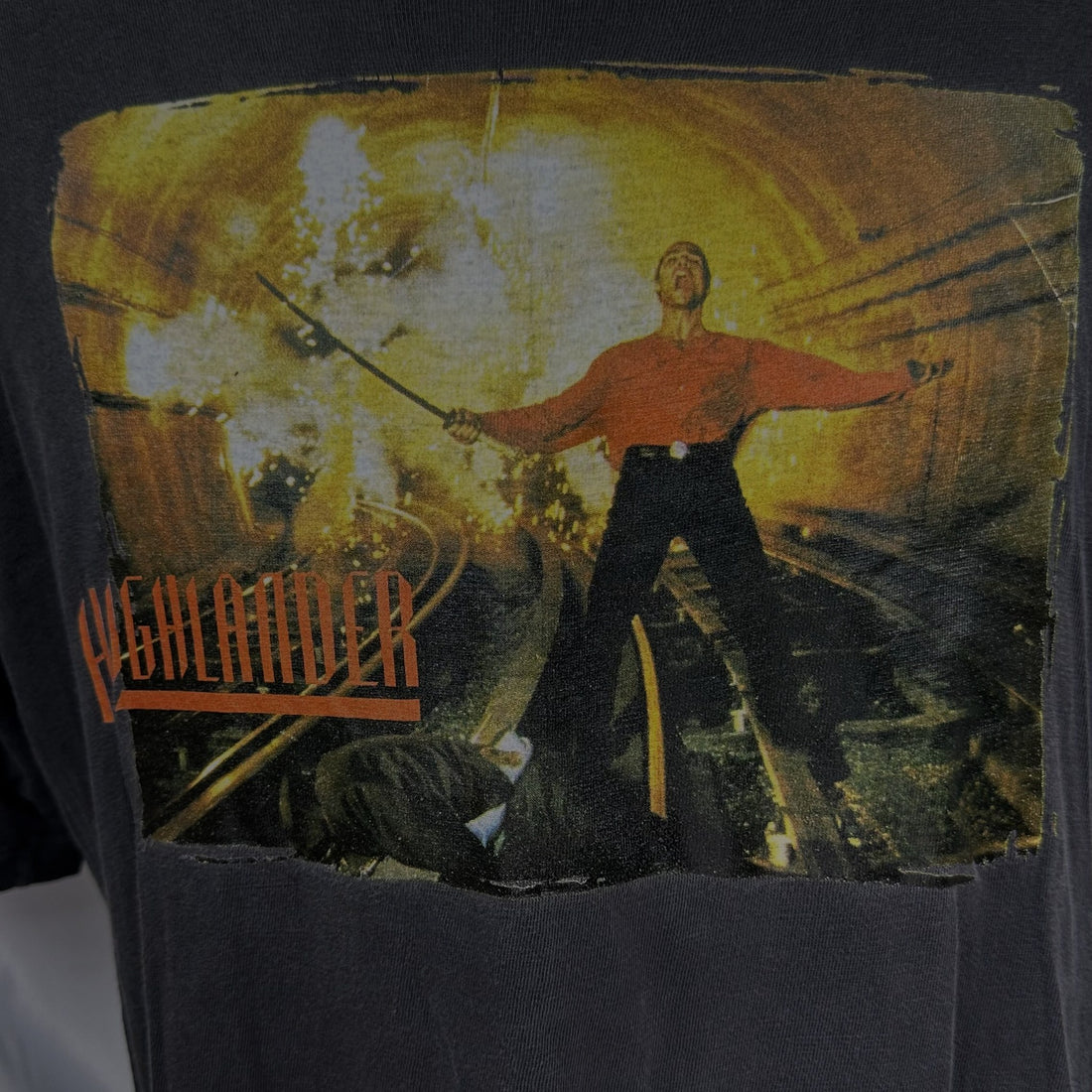 HIGHLANDER MOVIE PHOTO L 胸元プリント アップ