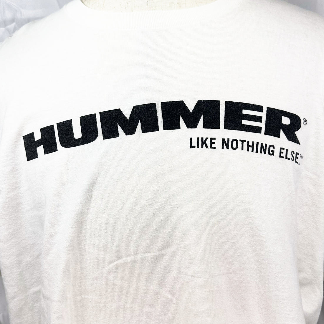 HUMMER LIKE NOTHING ELSE LOGO XL 正面ロゴ アップ