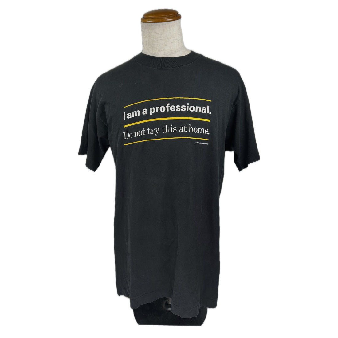 I AM A PROFESSIONAL DO NOT TRY THIS AT HOME L 正面 メッセージ プリント