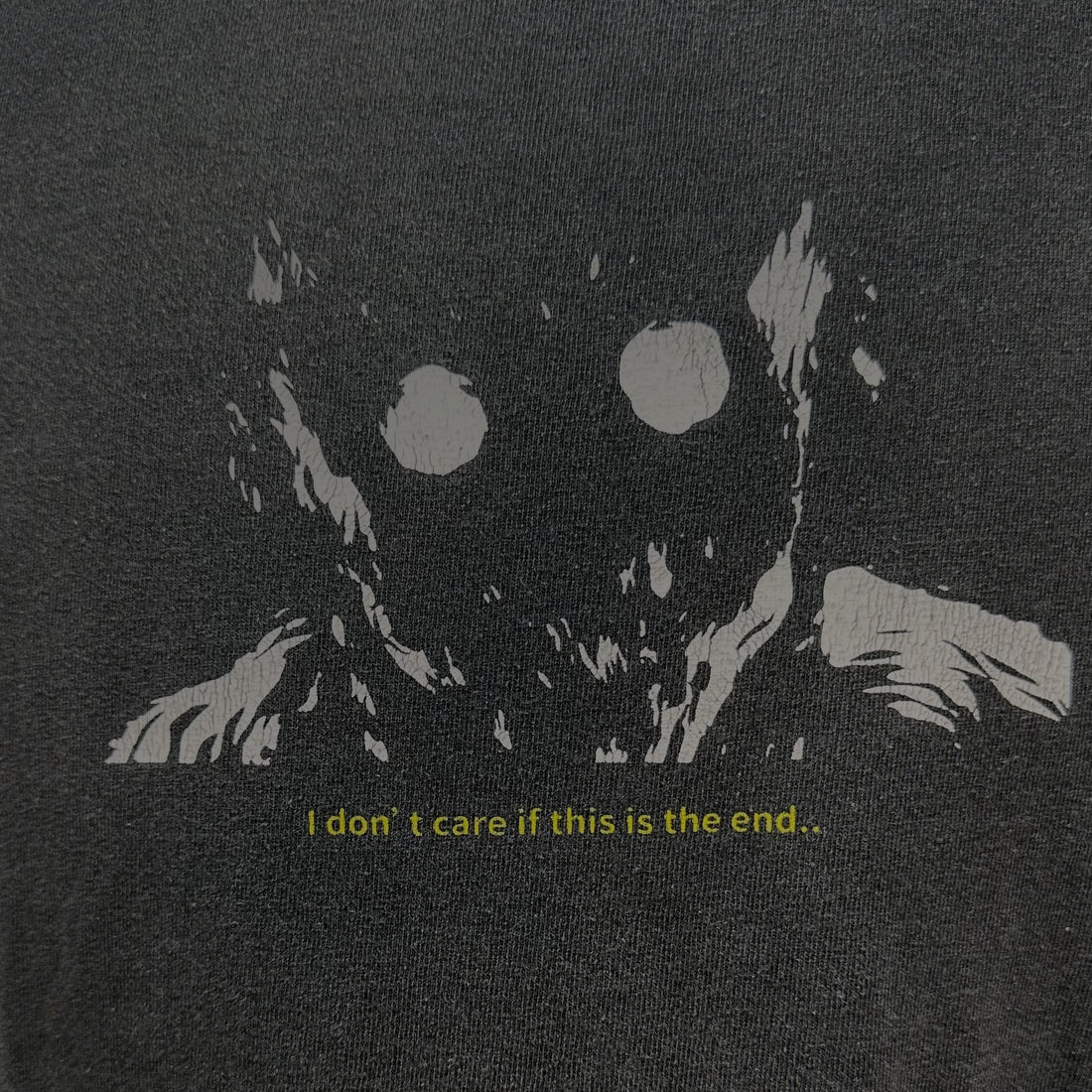 I DONT CARE IF THIS IS THE END GRAPHIC XL プリント アップ
