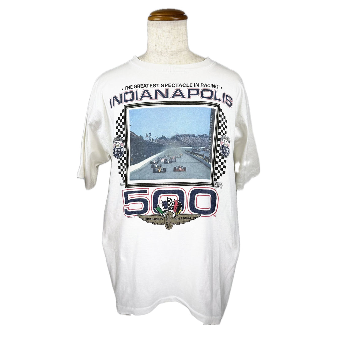 INDIANAPOLIS 500 GREATEST SPECTACLE IN RACING XL 正面 INDY500 プリント