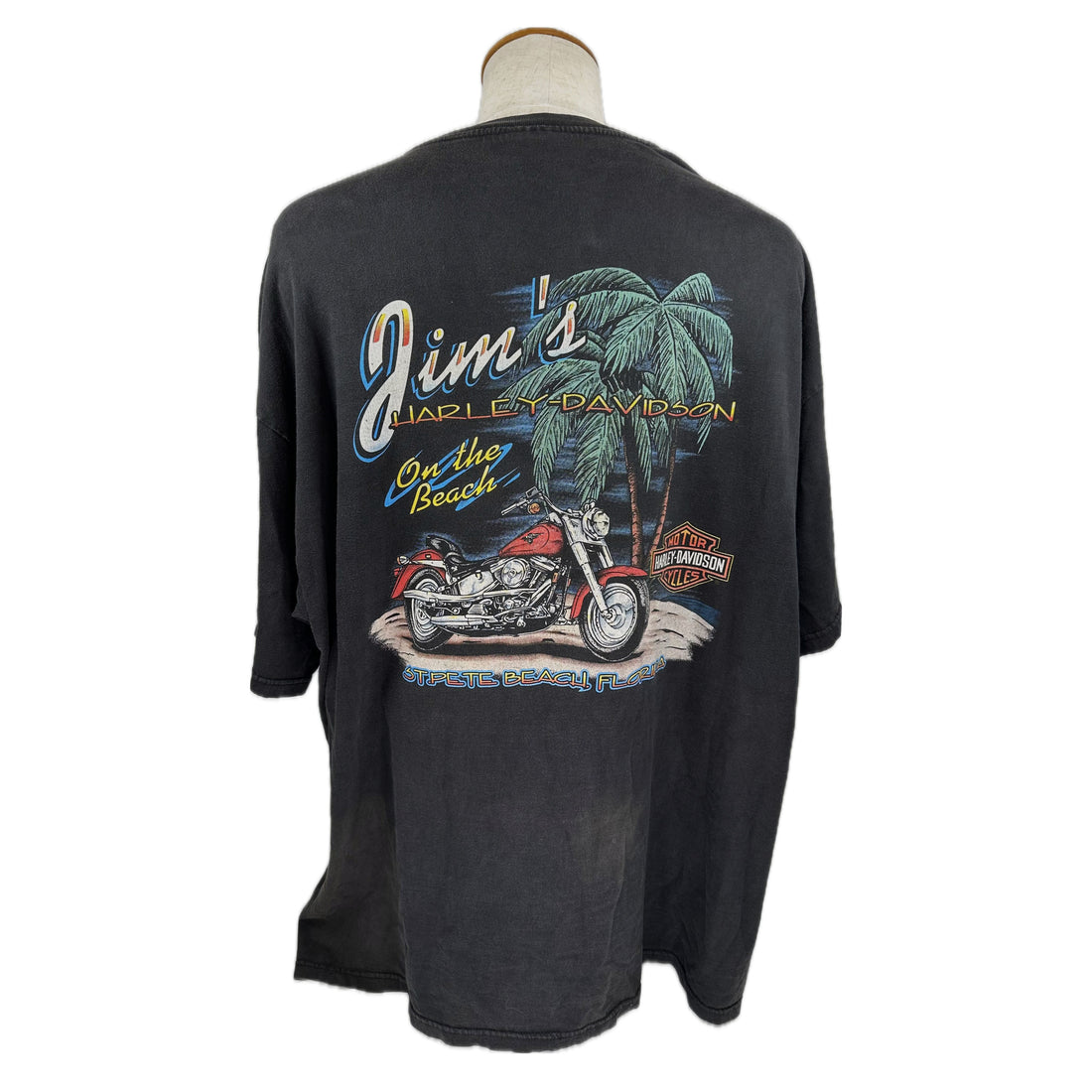 JIMS HARLEY-DAVIDSON ST PETE BEACH EAGLE DRAGON 3XL 背面 Jim's プリント
