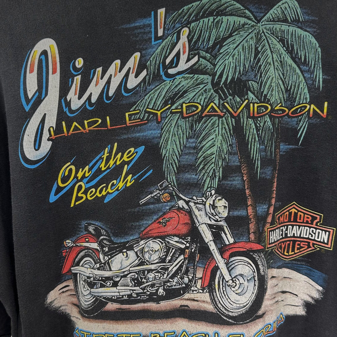 JIMS HARLEY-DAVIDSON ST PETE BEACH EAGLE DRAGON 3XL 背面プリント アップ