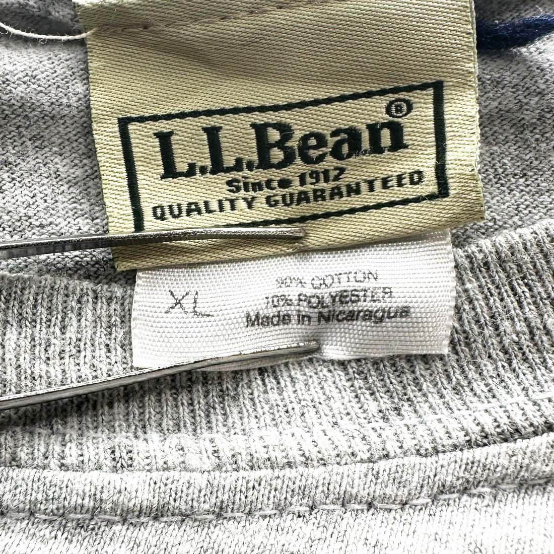 L.L.BEAN XPLORE THE OUTDOORS XL L.L.Bean ネックタグ XL