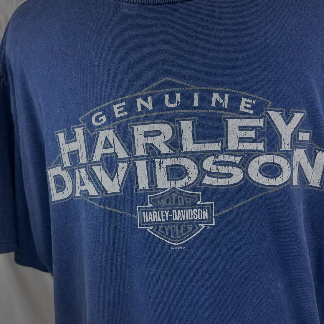 LAS VEGAS HARLEY-DAVIDSON GENUINE CLASSIC 2XL 胸元プリント アップ