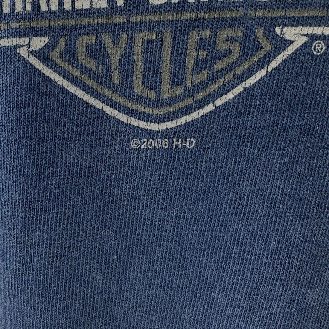 LAS VEGAS HARLEY-DAVIDSON GENUINE CLASSIC 2XL プリント ディテール