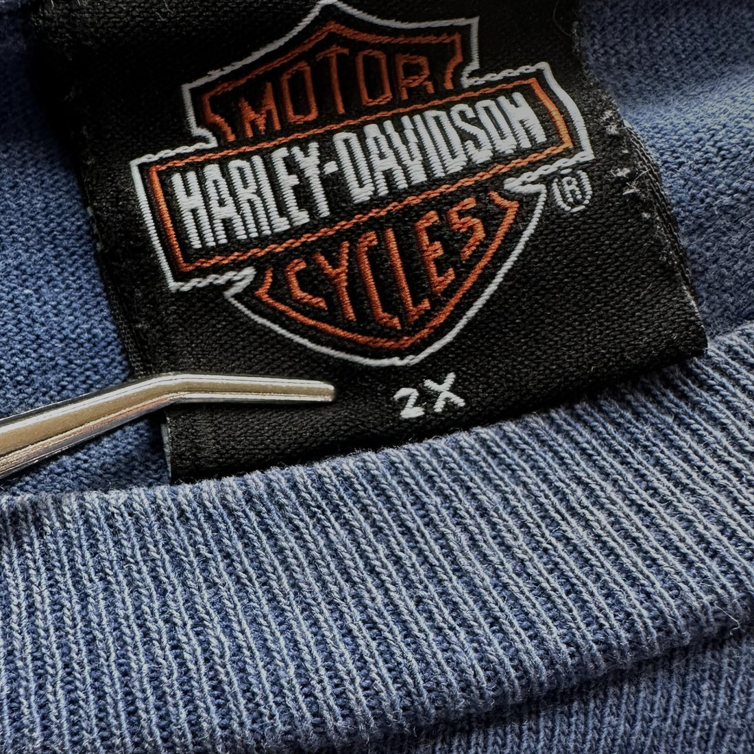 LAS VEGAS HARLEY-DAVIDSON GENUINE CLASSIC 2XL HARLEY-DAVIDSON ネックタグ 2X