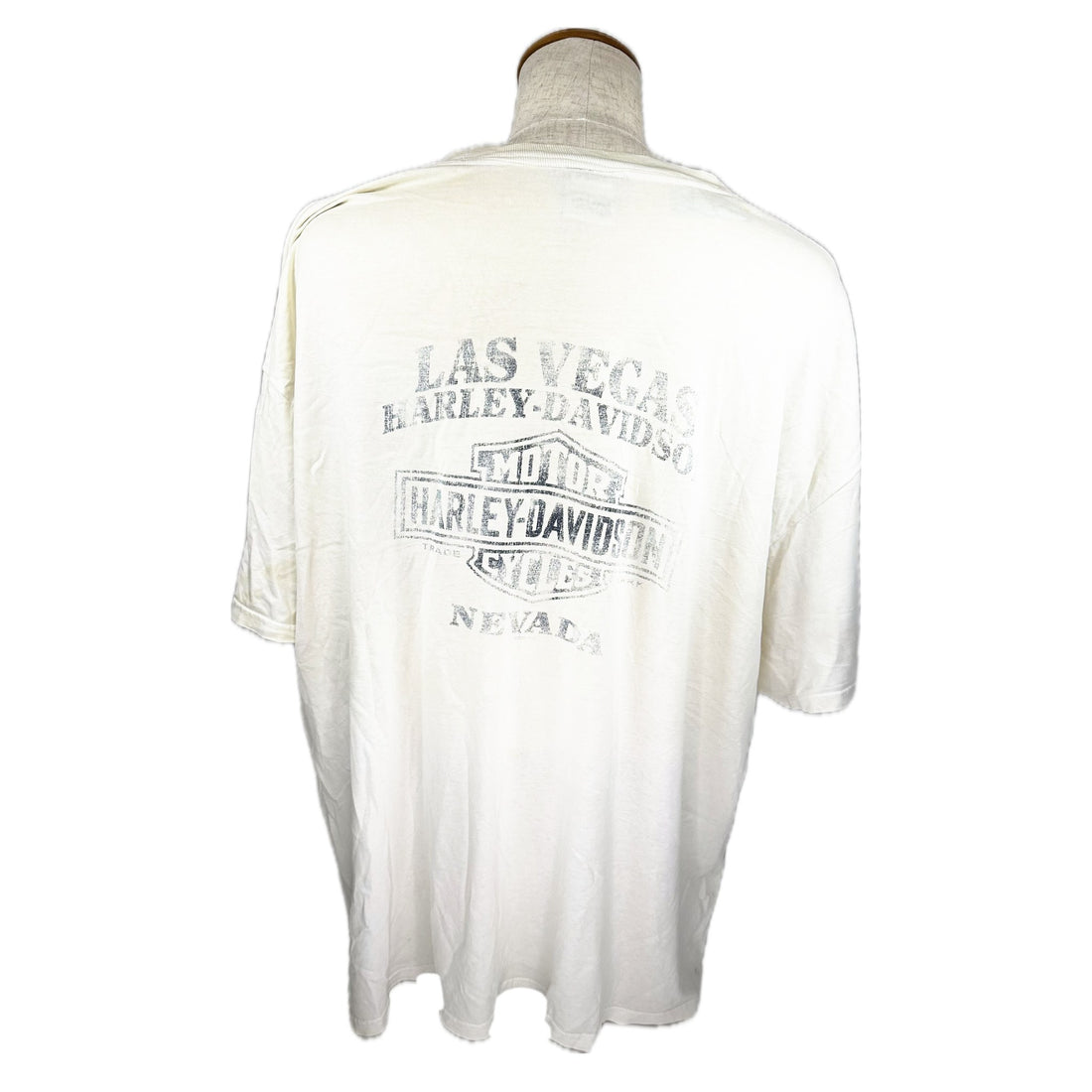 LAS VEGAS HARLEY-DAVIDSON NEVADA NUMBER ONE 2XL 背面 LAS VEGAS プリント