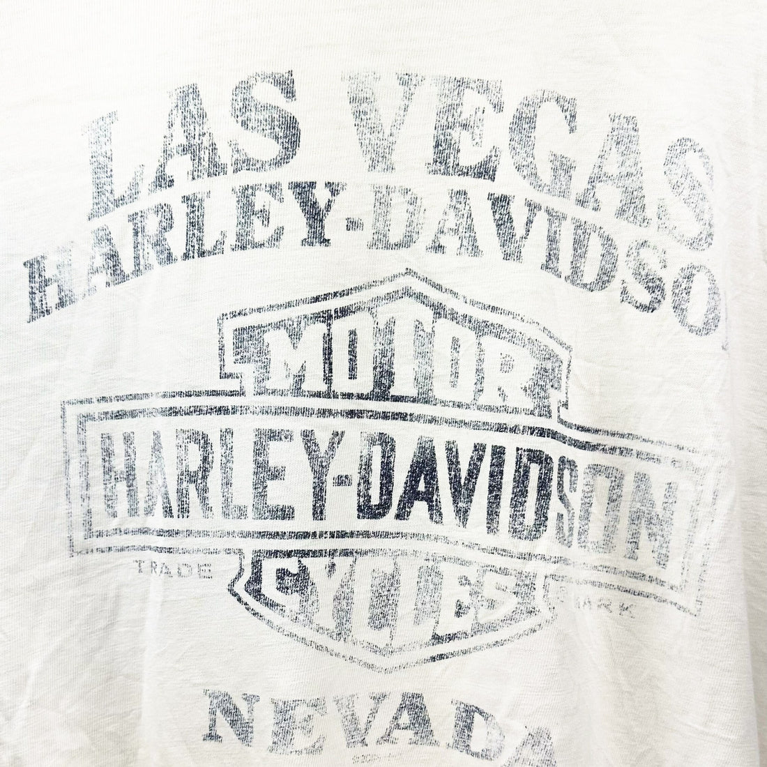 LAS VEGAS HARLEY-DAVIDSON NEVADA NUMBER ONE 2XL 背面プリント アップ