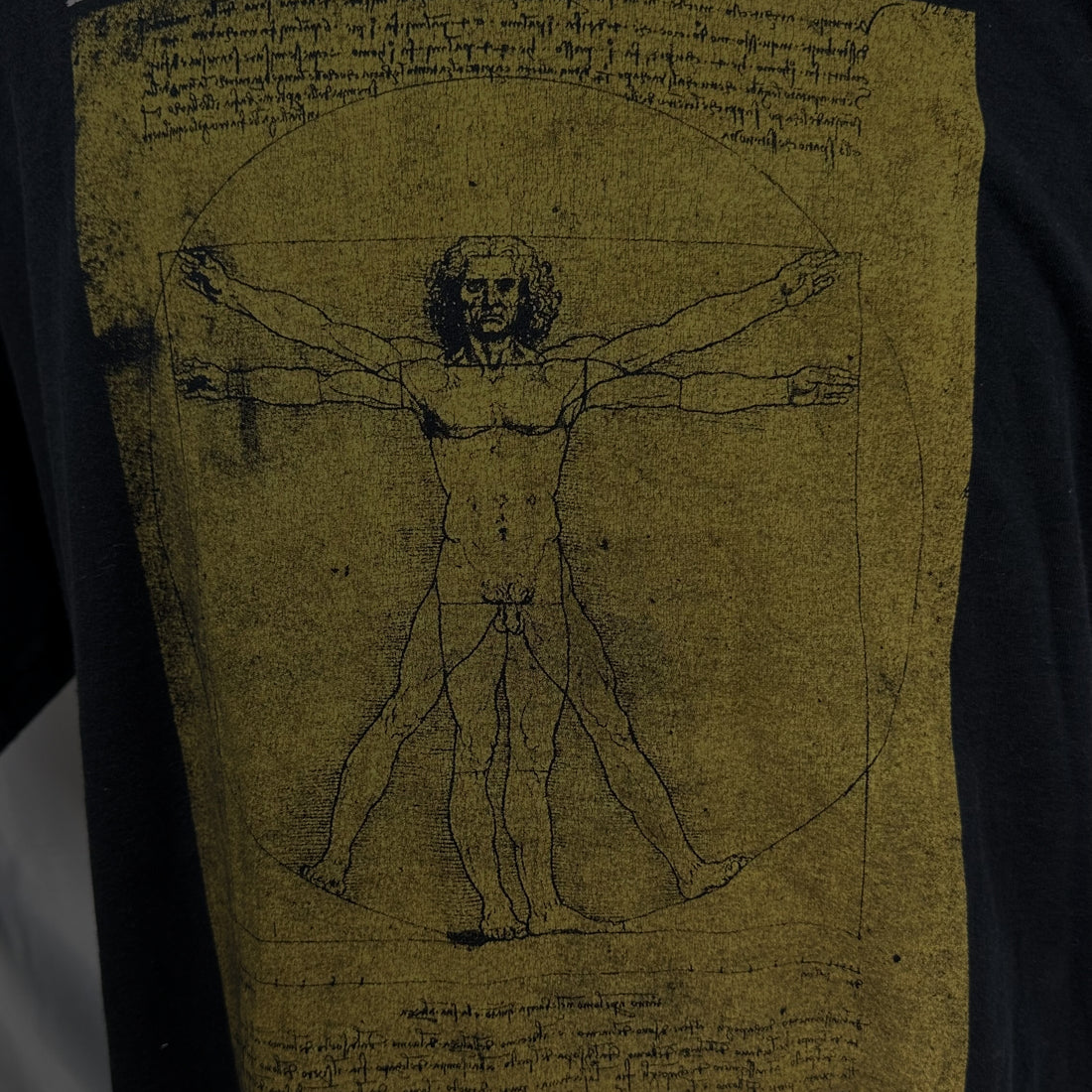 LEONARDO DA VINCI VITRUVIAN MAN ROMA XL プリント アップ