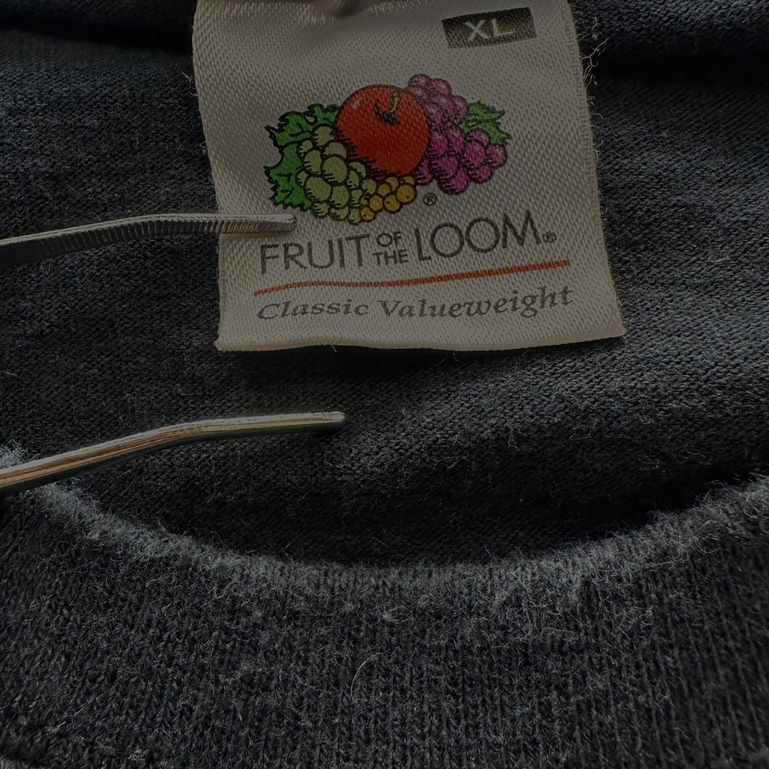 LEONARDO DA VINCI VITRUVIAN MAN ROMA XL FRUIT OF THE LOOM ネックタグ XL