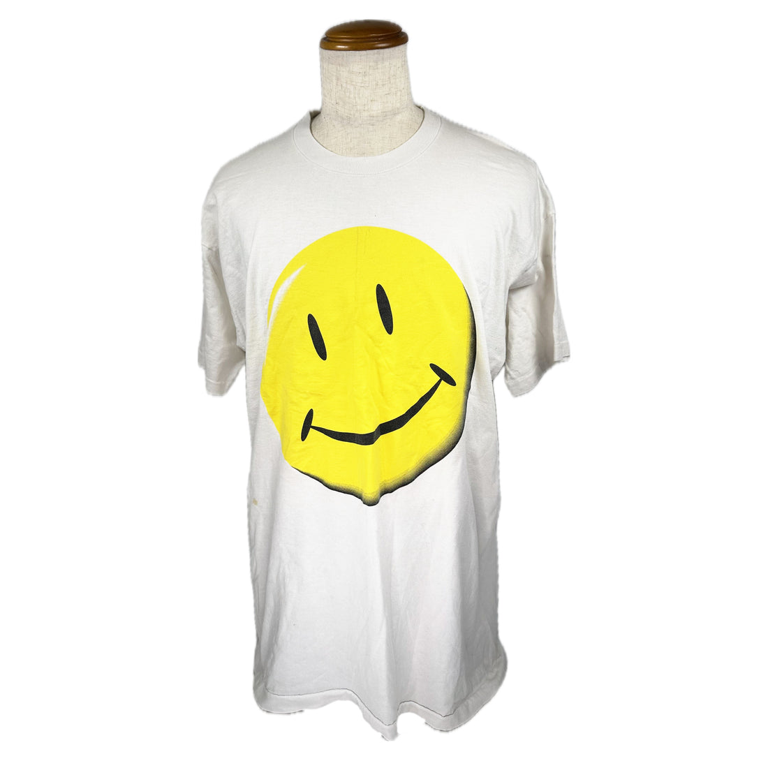 MELTING SMILEY FACE XL 正面 スマイル プリント