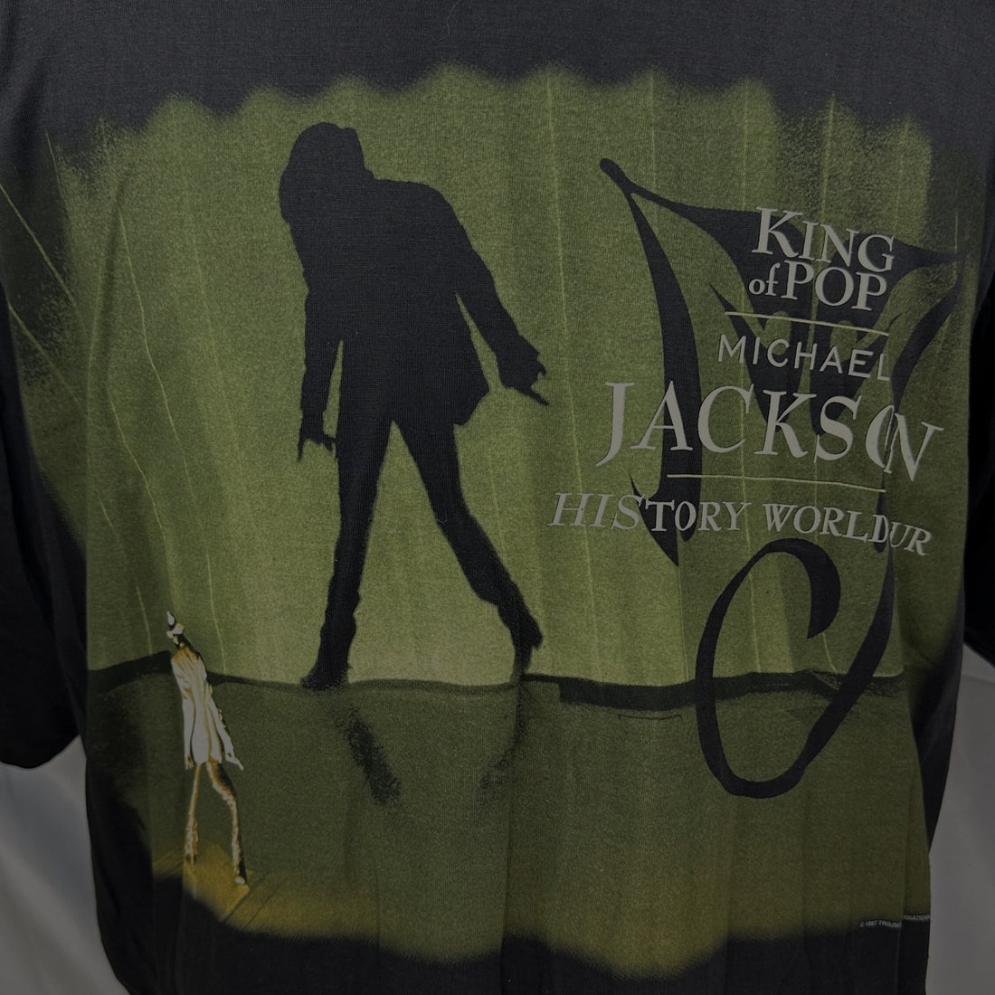 MICHAEL JACKSON HISTORY WORLD TOUR L 胸元プリント アップ