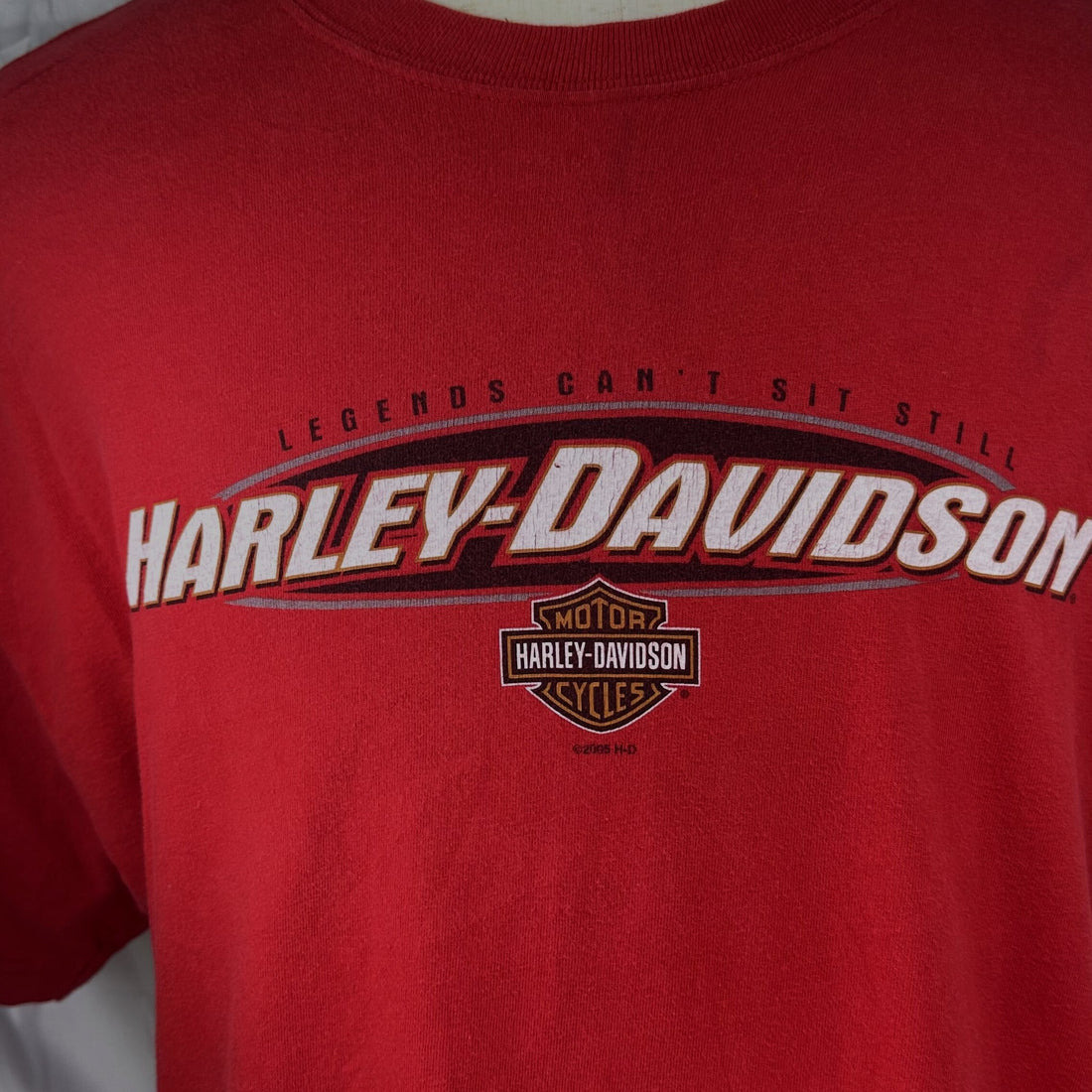 MID-OHIO HARLEY-DAVIDSON SPRINGFIELD OH XL 胸元プリント アップ