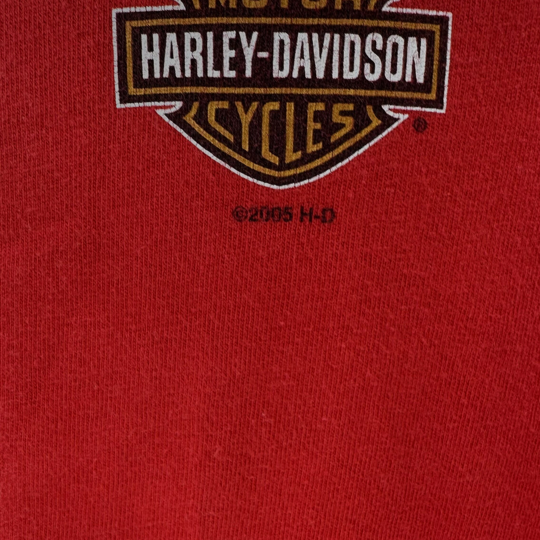 MID-OHIO HARLEY-DAVIDSON SPRINGFIELD OH XL プリント ディテール