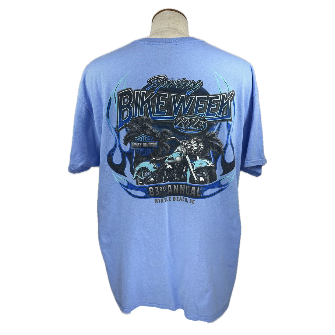 MYRTLE BEACH HARLEY-DAVIDSON 83RD ANNUAL BIKE WEEK XL 背面 BIKE WEEK プリント