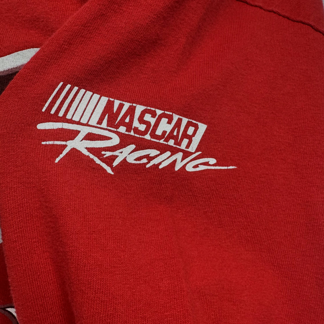 NASCAR FLAME DICE GOTHIC LOGO LS 2XL 左袖 NASCAR Racing プリント