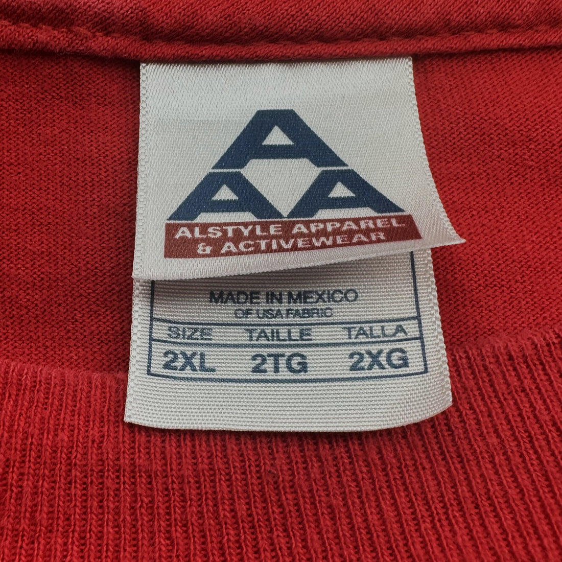 NASCAR FLAME DICE GOTHIC LOGO LS 2XL ALSTYLE APPAREL ネックタグ 2XL