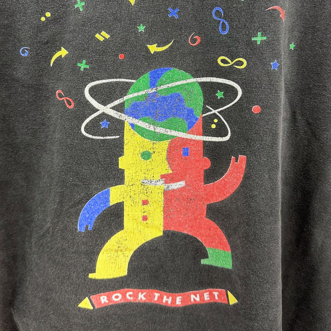 NOVELL BRAINSHARE ROCK THE NET XL 背面プリント アップ