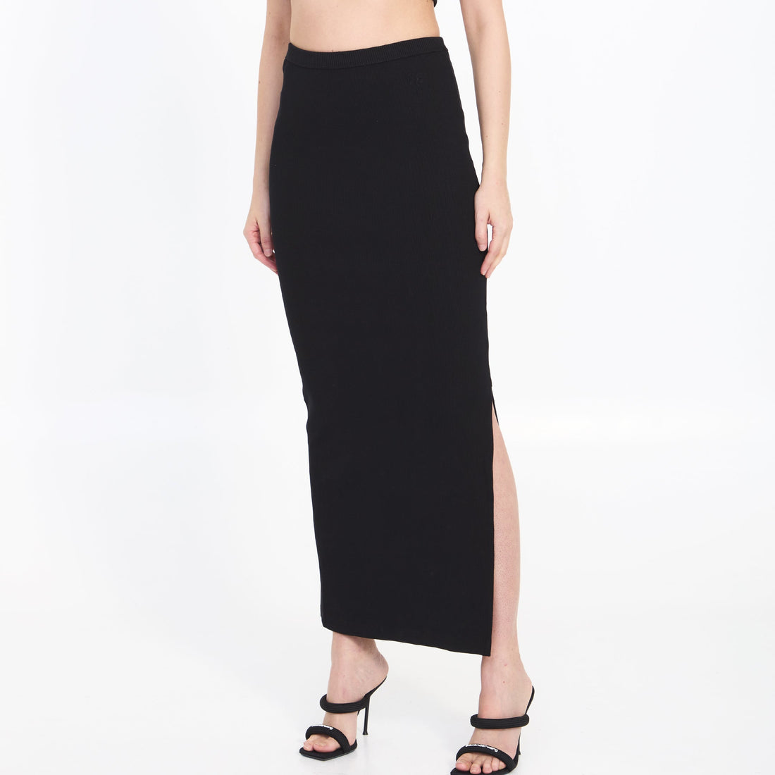 Logo maxi skirt