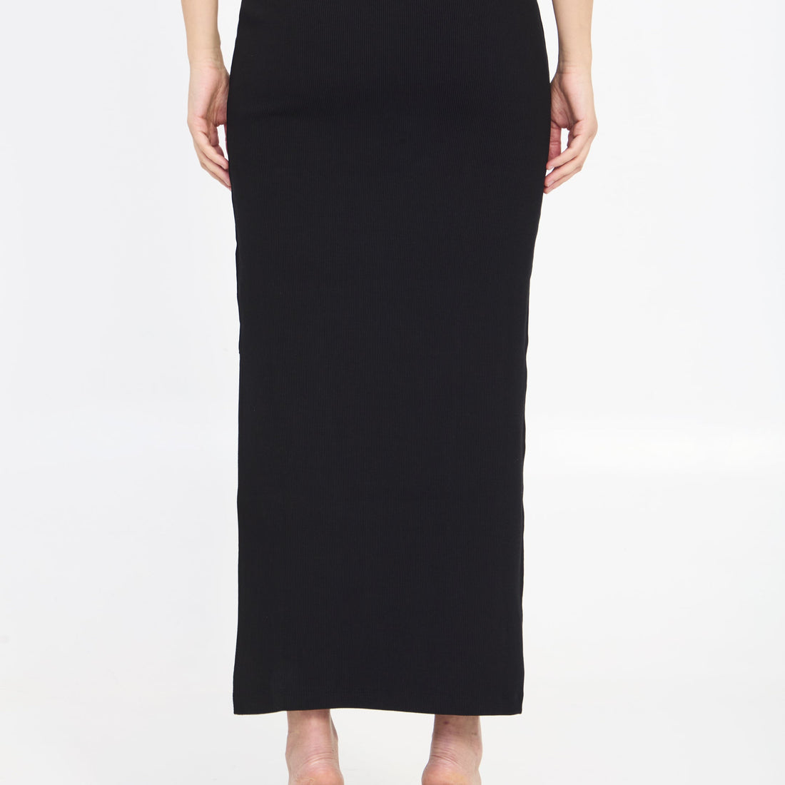 Logo maxi skirt