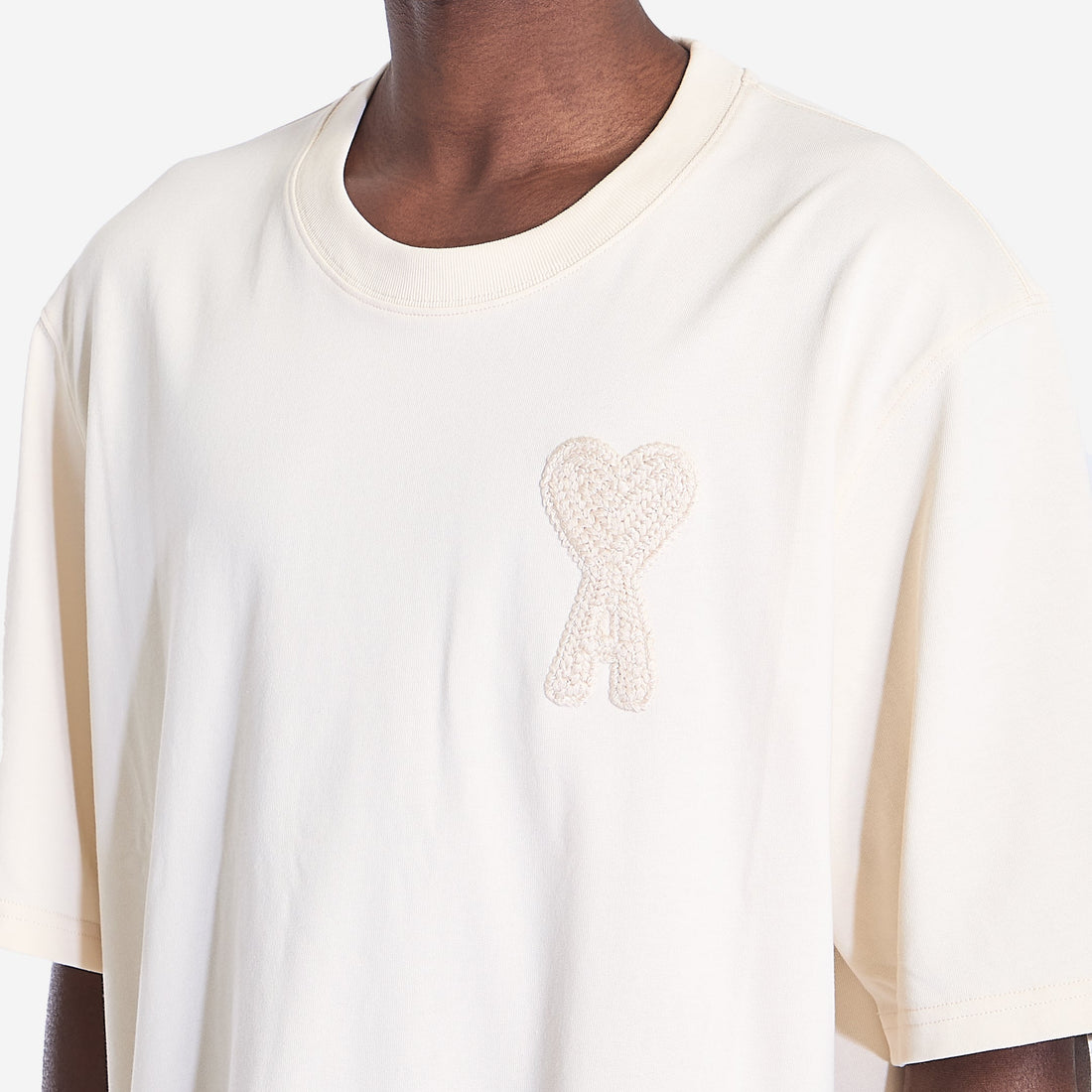 T-shirt with woven Ami de Coeur