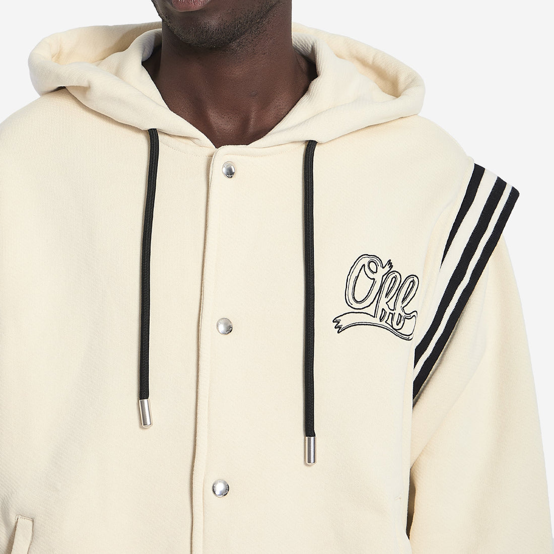 Varsity-style hoodie