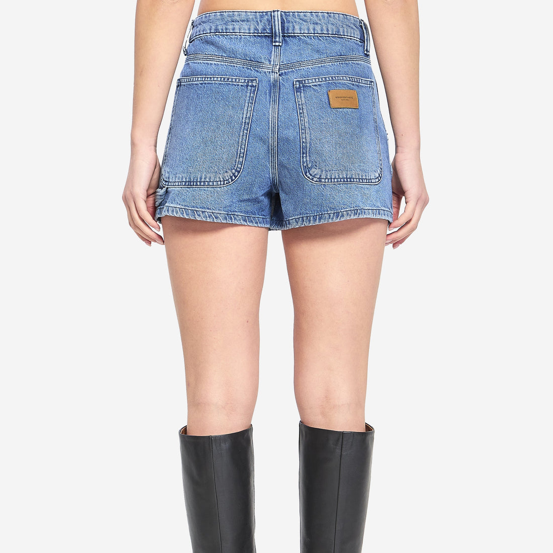 Denim Carpenter mini skort