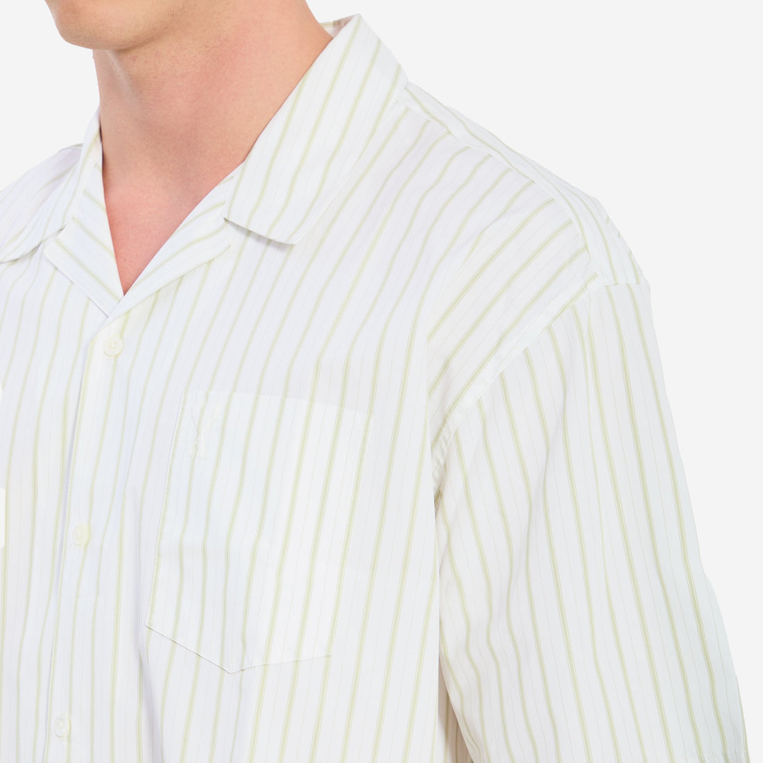 Striped boxy shirt