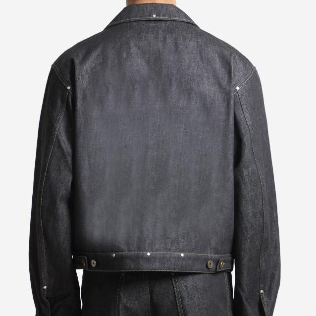 Denim trucker jacket