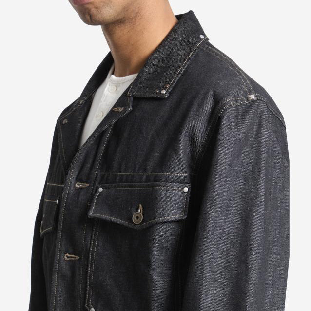 Denim trucker jacket