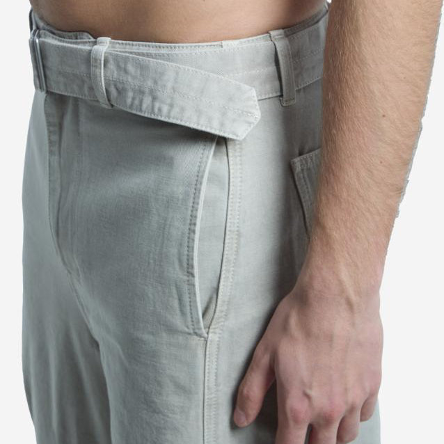 Twisted belted pants