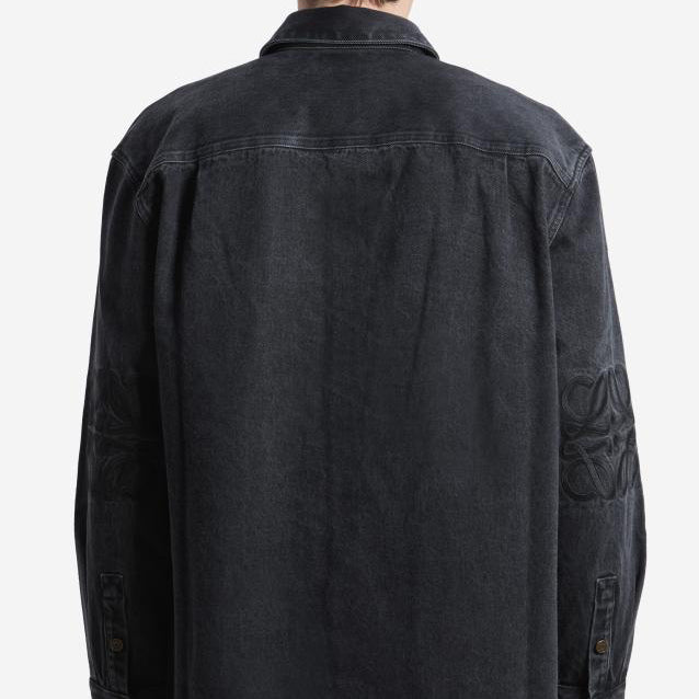 Anagram denim overshirt