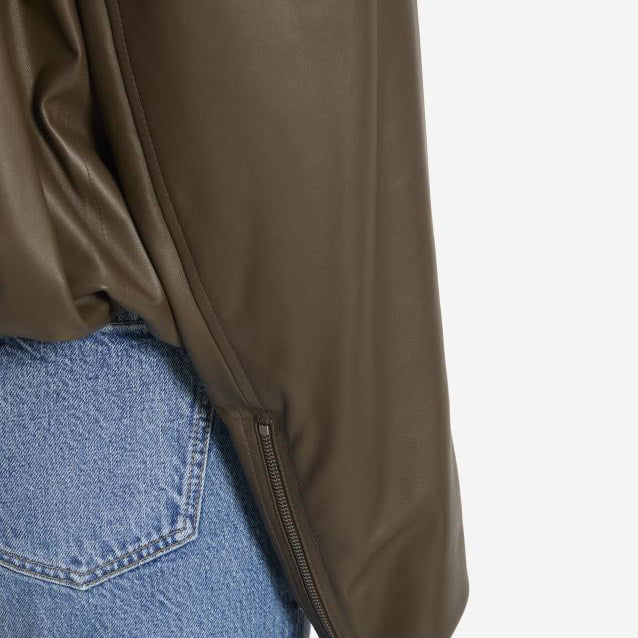 Lamb nappa biker jacket