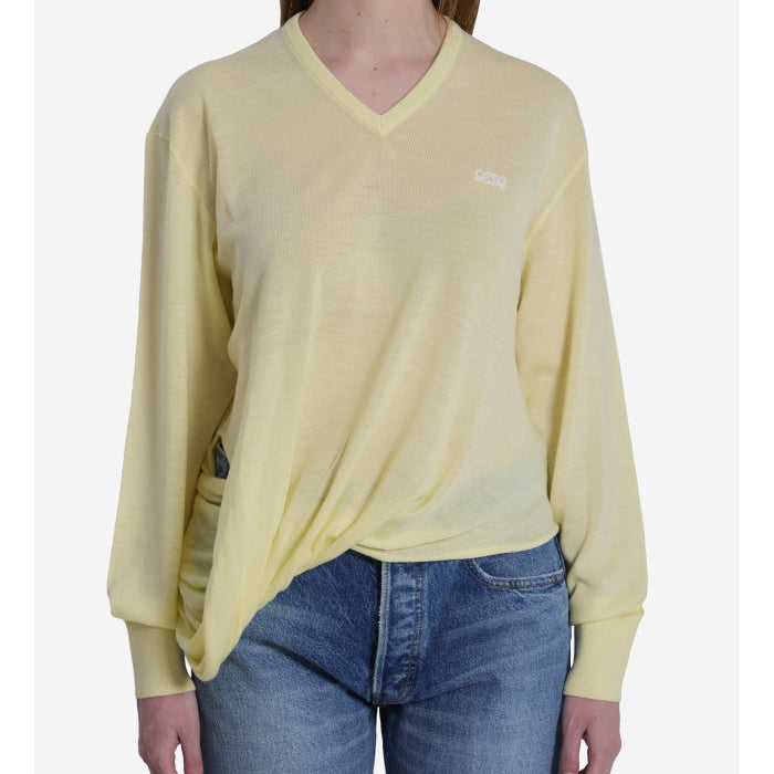 Light yellow wool sweater