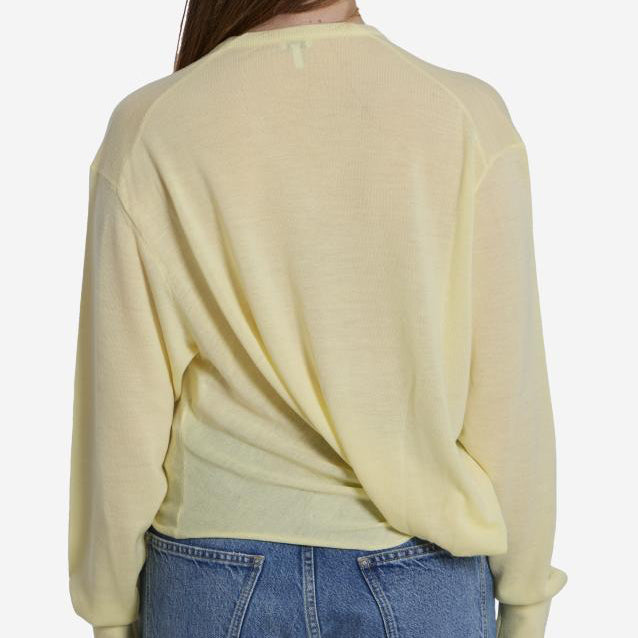 Light yellow wool sweater