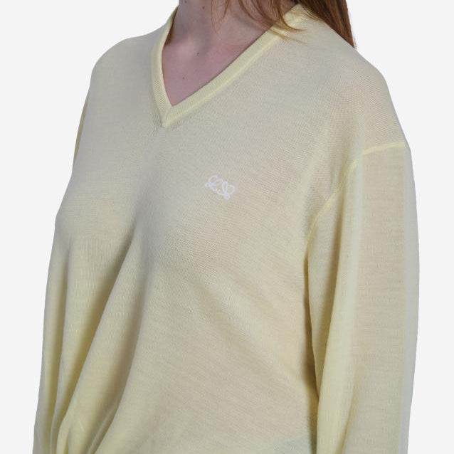 Light yellow wool sweater