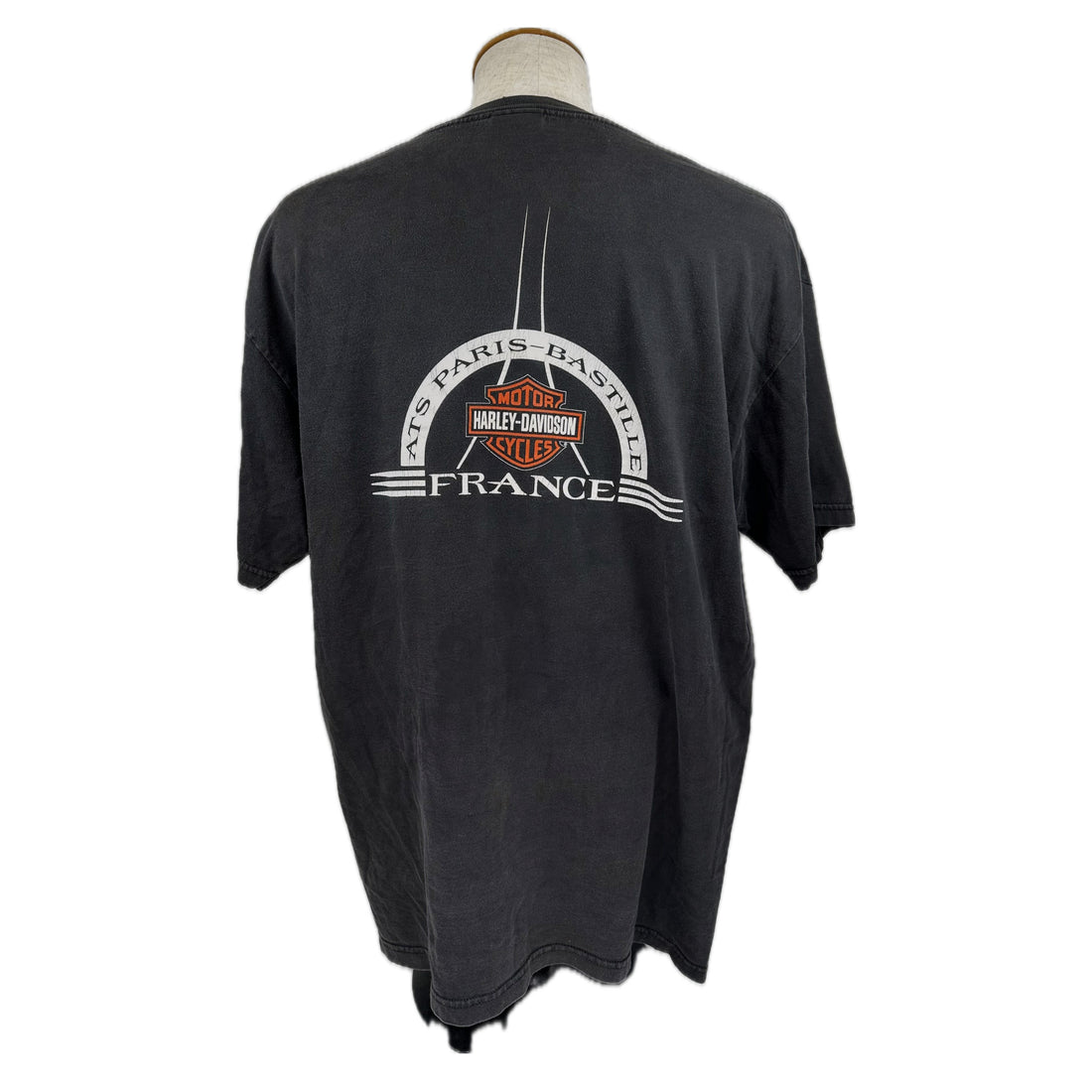 PARIS BASTILLE FRANCE HARLEY-DAVIDSON XL 背面 PARIS-BASTILLE プリント