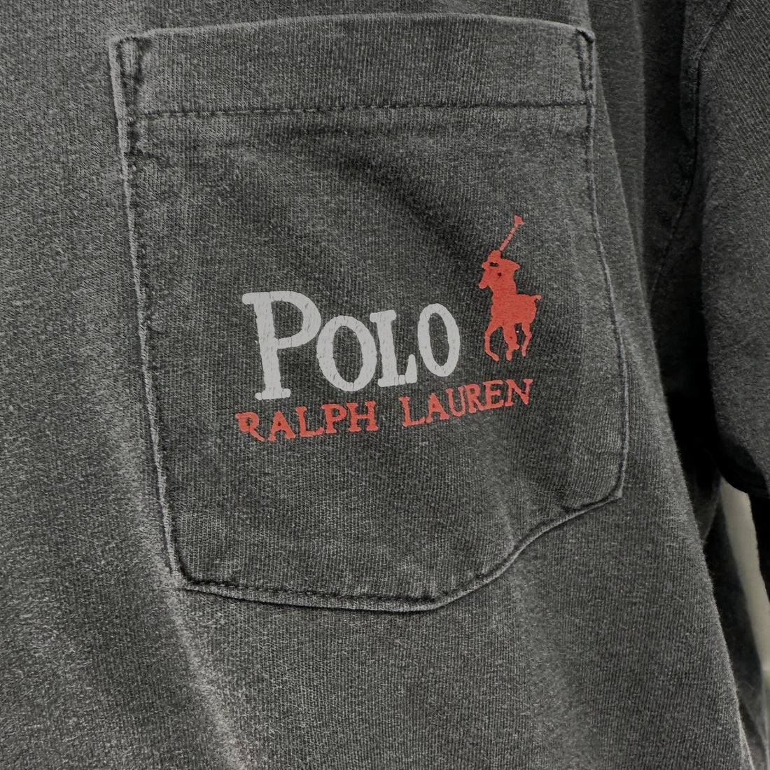 POLO RALPH LAUREN BOOTLEG POCKET LOGO XL ポケットのロゴ アップ