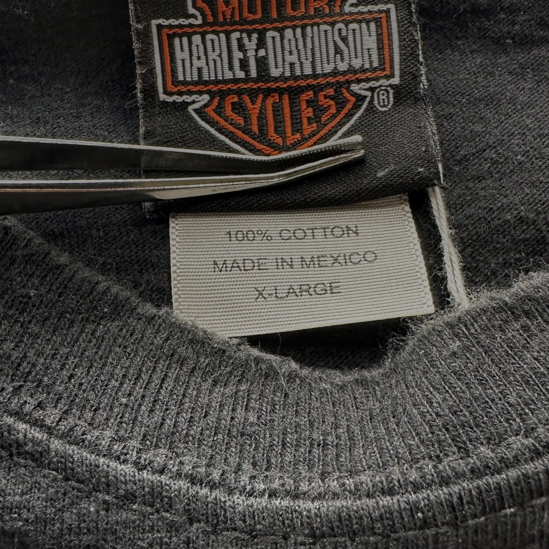 RAY PRICE HARLEY-DAVIDSON RALEIGH NC WINGED SKULL XL HARLEY-DAVIDSON ネックタグ XL