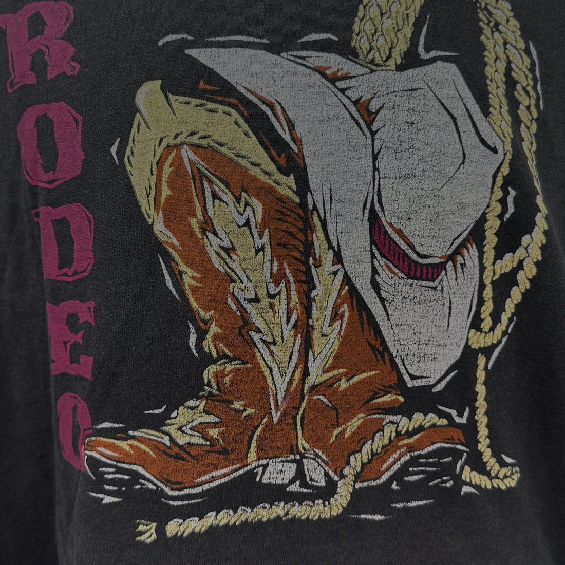 RODEO COWBOY BOOTS AND HAT XL プリント アップ