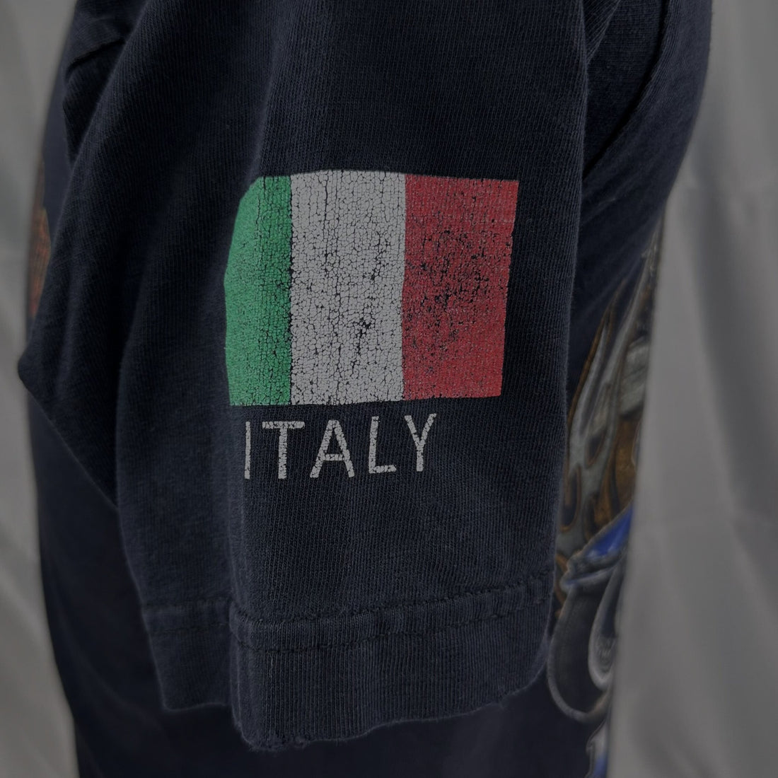 ROMA HARLEY-DAVIDSON ITALIA S 袖 イタリア国旗