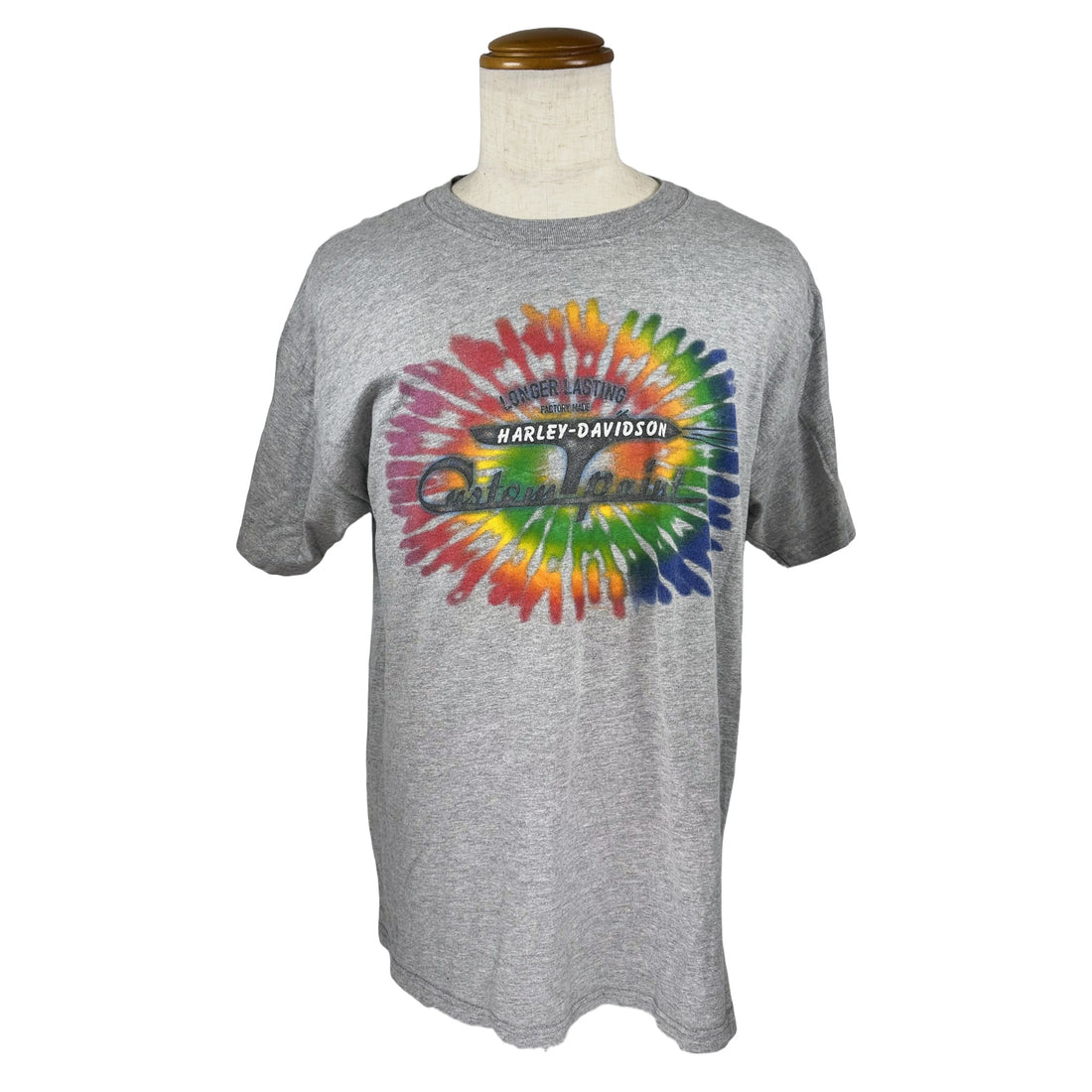 SEAFORD HARLEY-DAVIDSON DELAWARE TIE DYE L 正面 タイダイ ロゴ