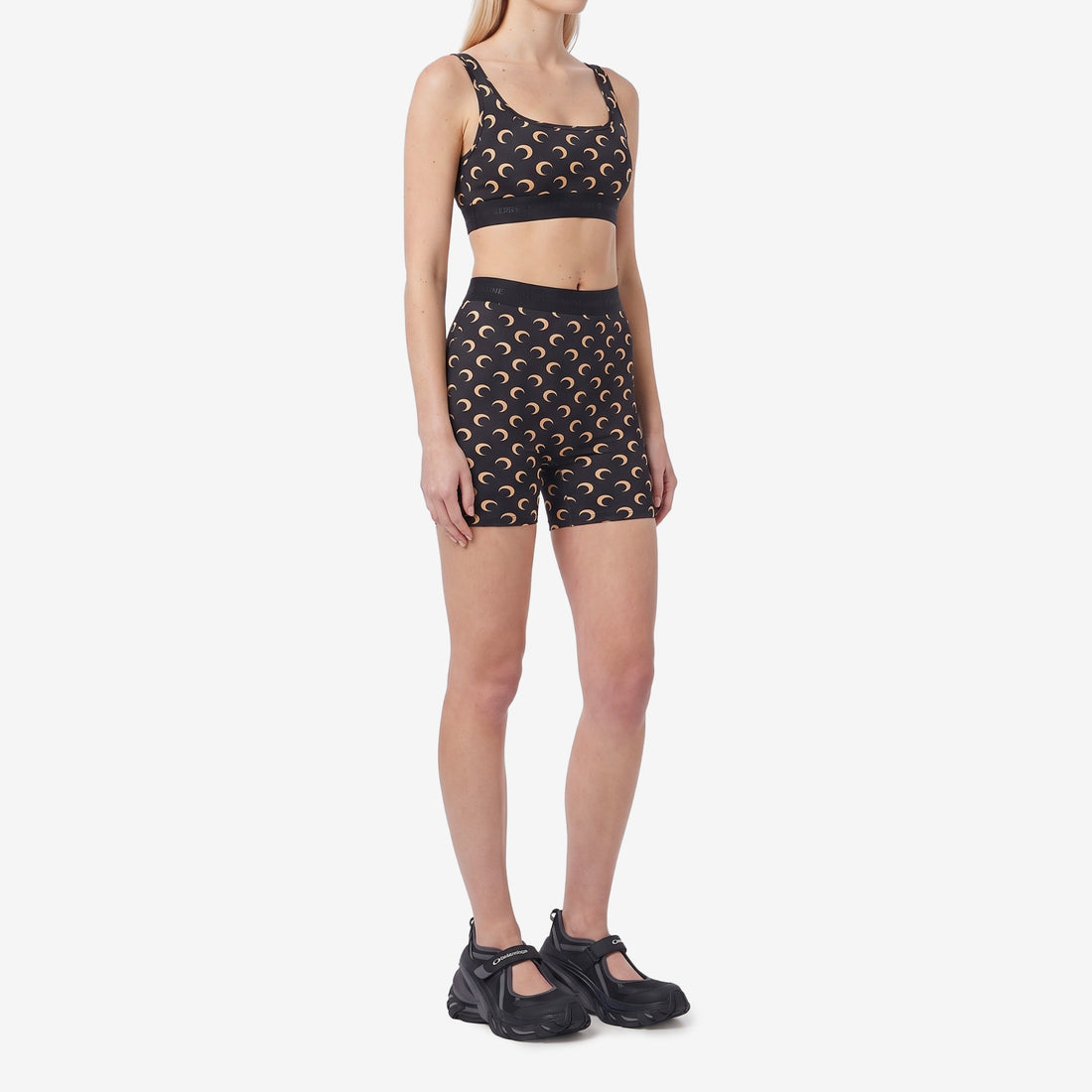 Moon jersey mini shorts