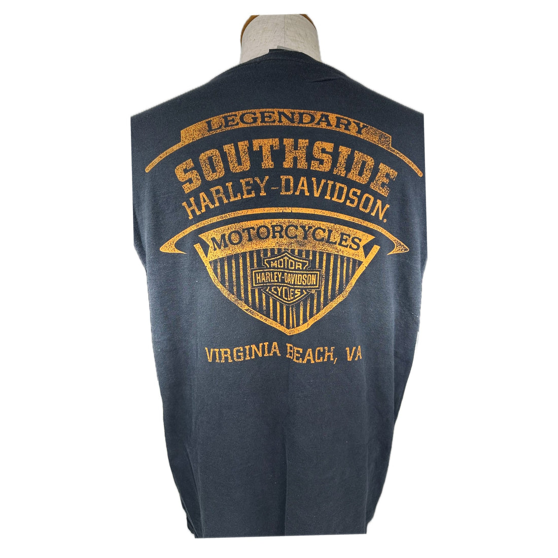 SOUTHSIDE HARLEY-DAVIDSON VIRGINIA BEACH LS M 背面プリント アップ
